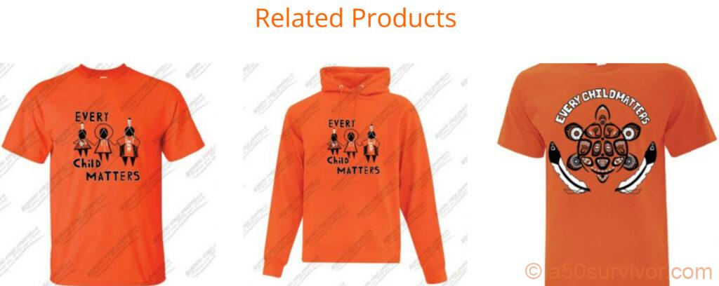 オレンジTシャツ