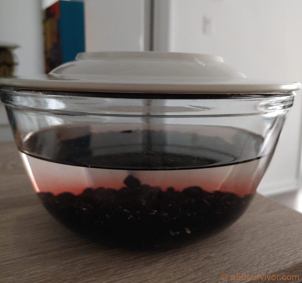 黒豆浸水